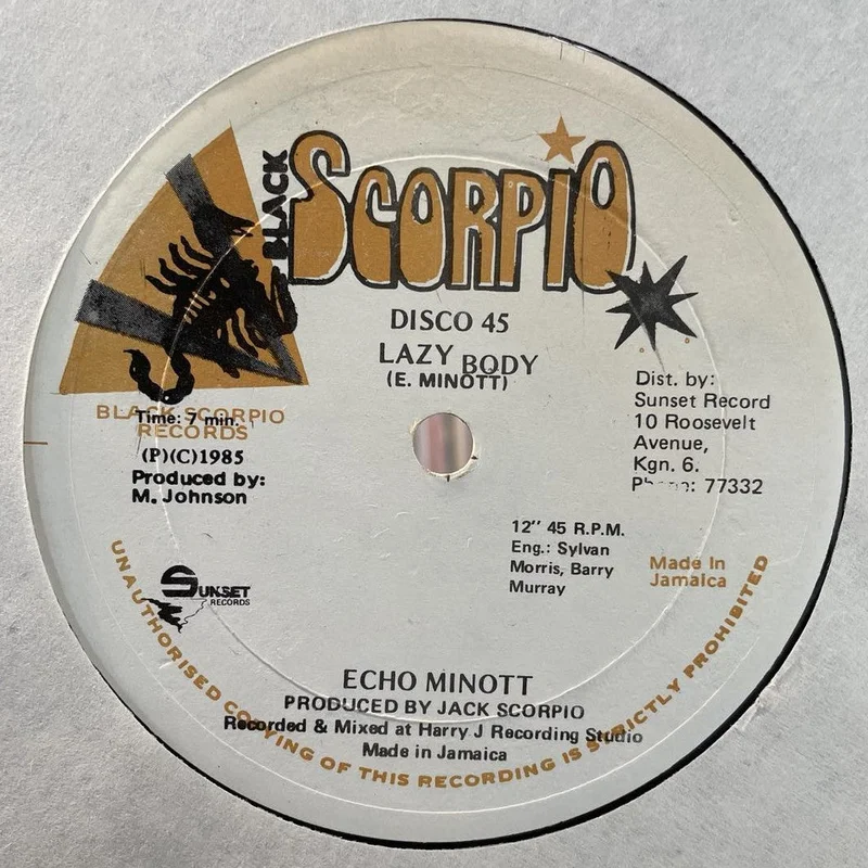Echo Minott-Lazy Body 12" Single