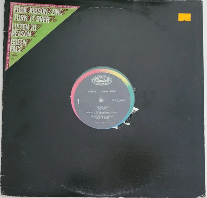 Eddie Jobson-Turn It Over 12" Single