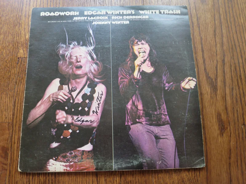 Edgar Winter's White Trash - Roadwork (signed)