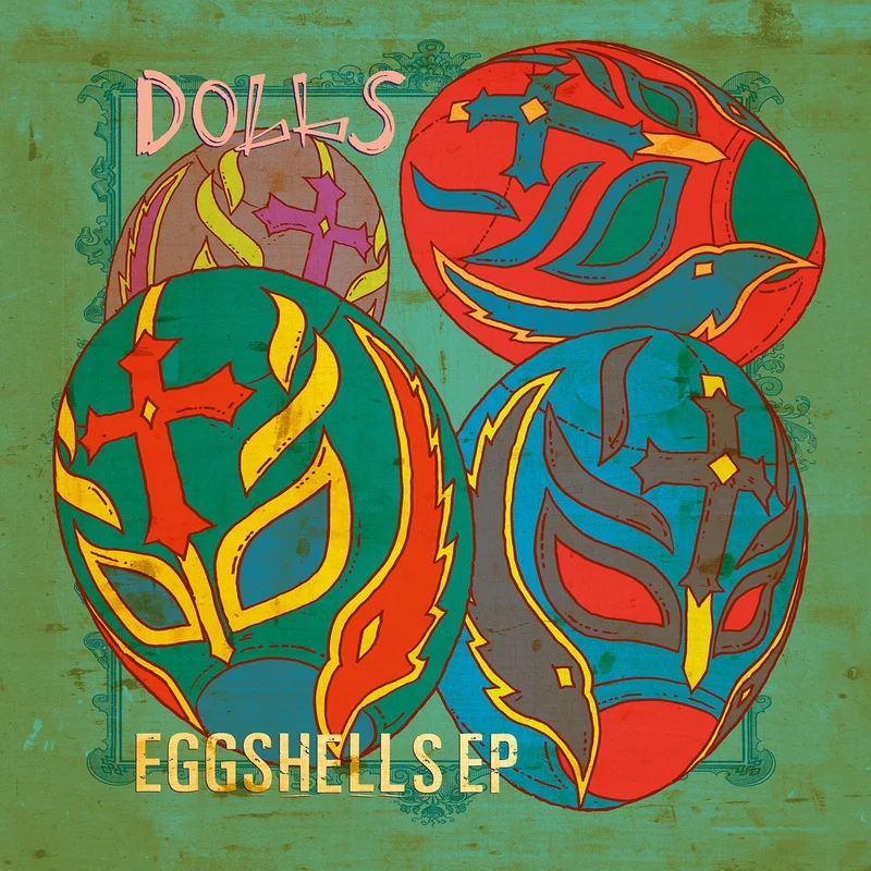 Eggshells EP by Dolls Neon Purple & Green Split Vinyl