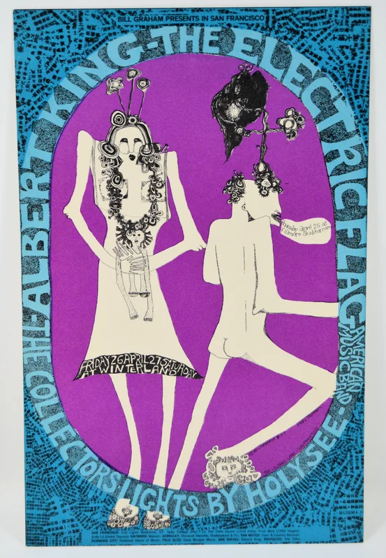 Electric Flag, Albert King - Fillmore Postcard