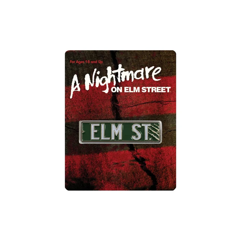 Elm Street Sign Enamel Pin
