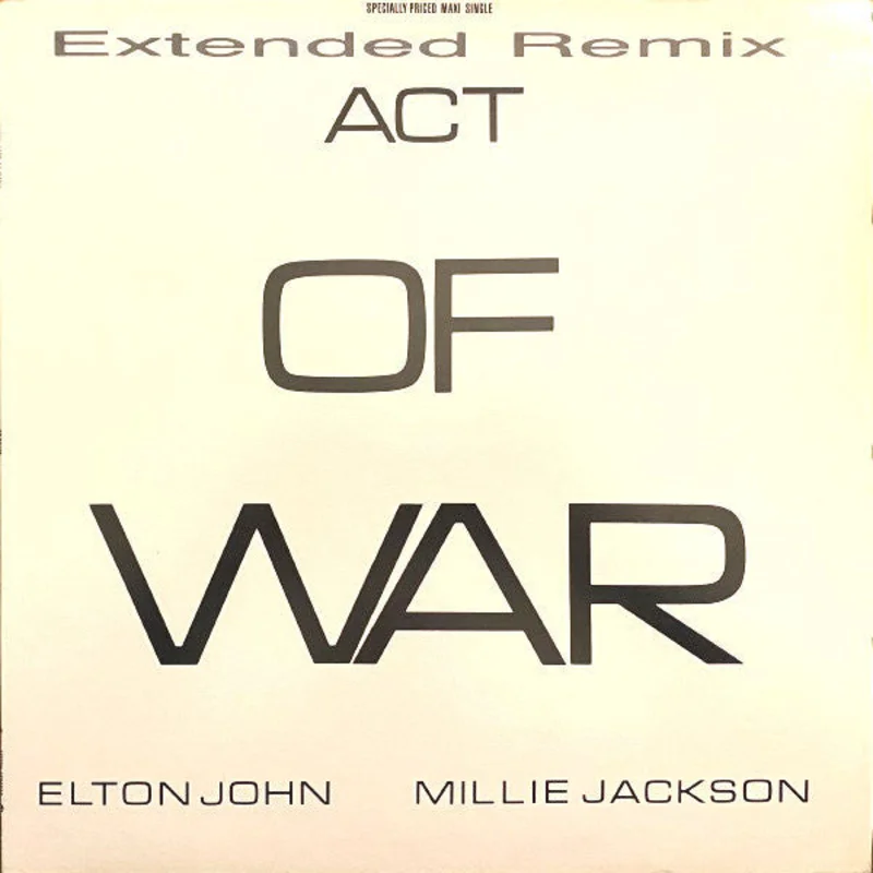 Elton John-Act Of War 12" Single