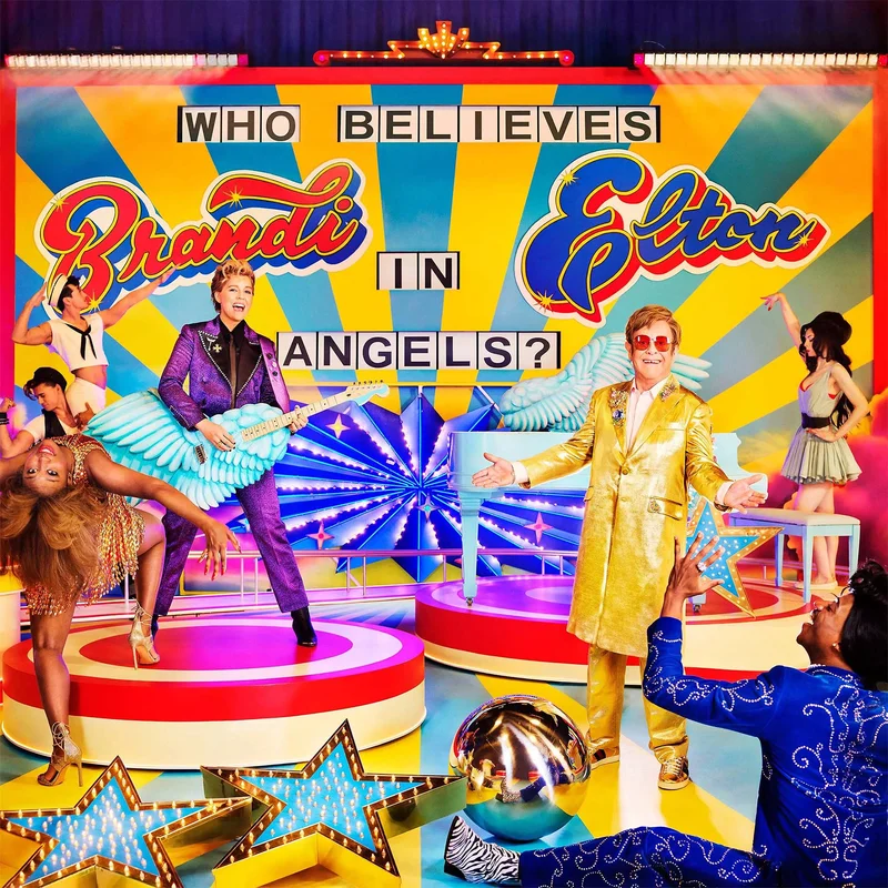 Elton John & Brandi Carlile - Who Believes In Angels? [Indie Exclusive, Pink Spiral Colored Vinyl]