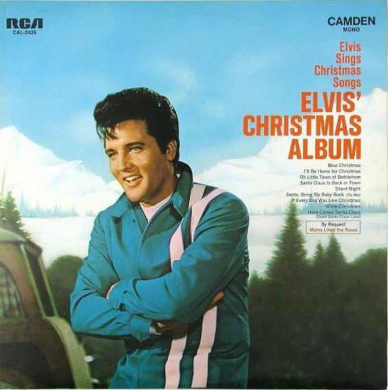 Elvis Presley-Elvis' Christmas Album-Light Blue Cover LP Final Sale