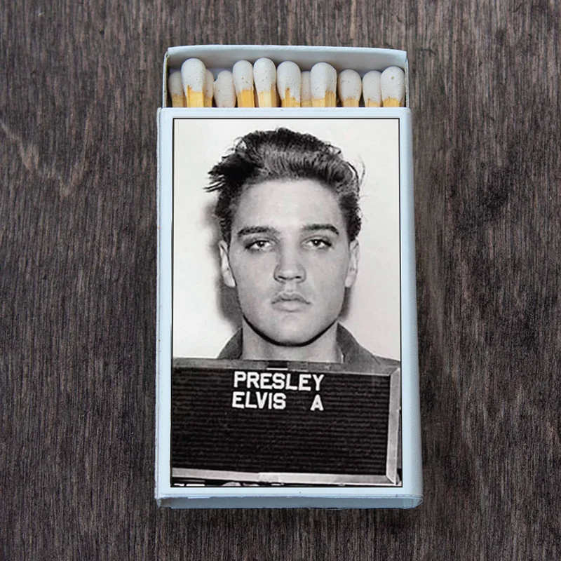 Elvis Presley - Mugshot Matchbook