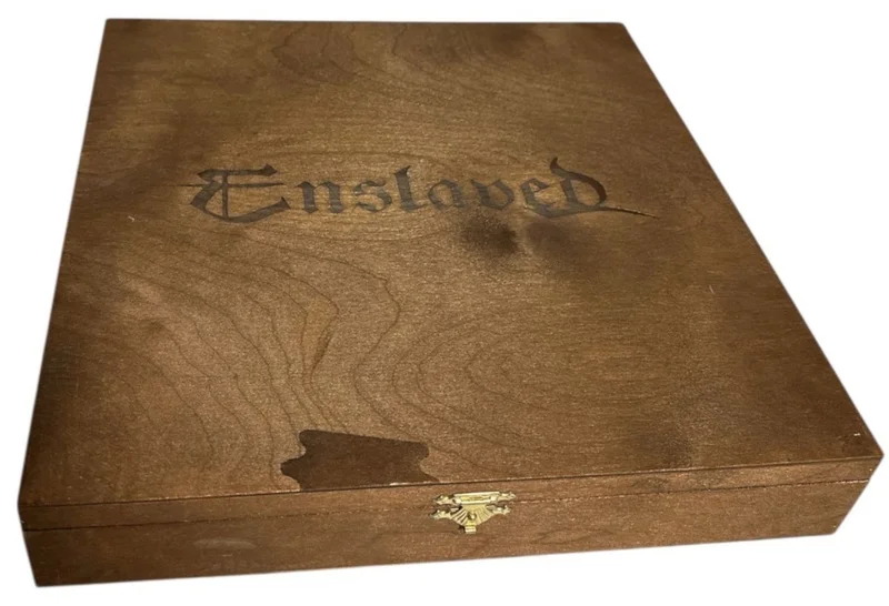 Enslaved The Wooden Box - 180 Gram Green Vinyl German Vinyl box set