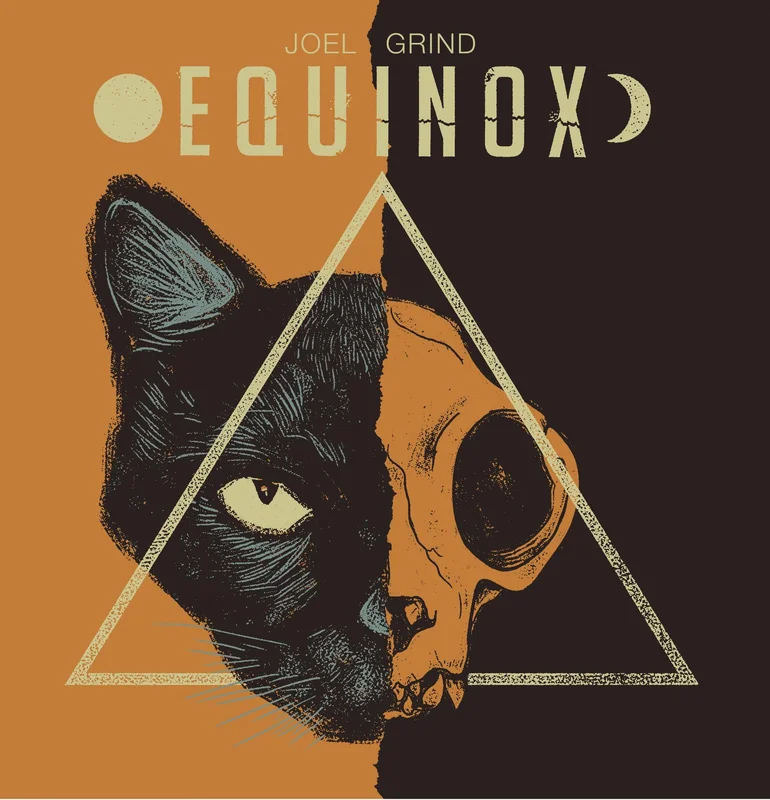 Equinox by Joel Grind (Death Waltz Originals) Orange & Black split