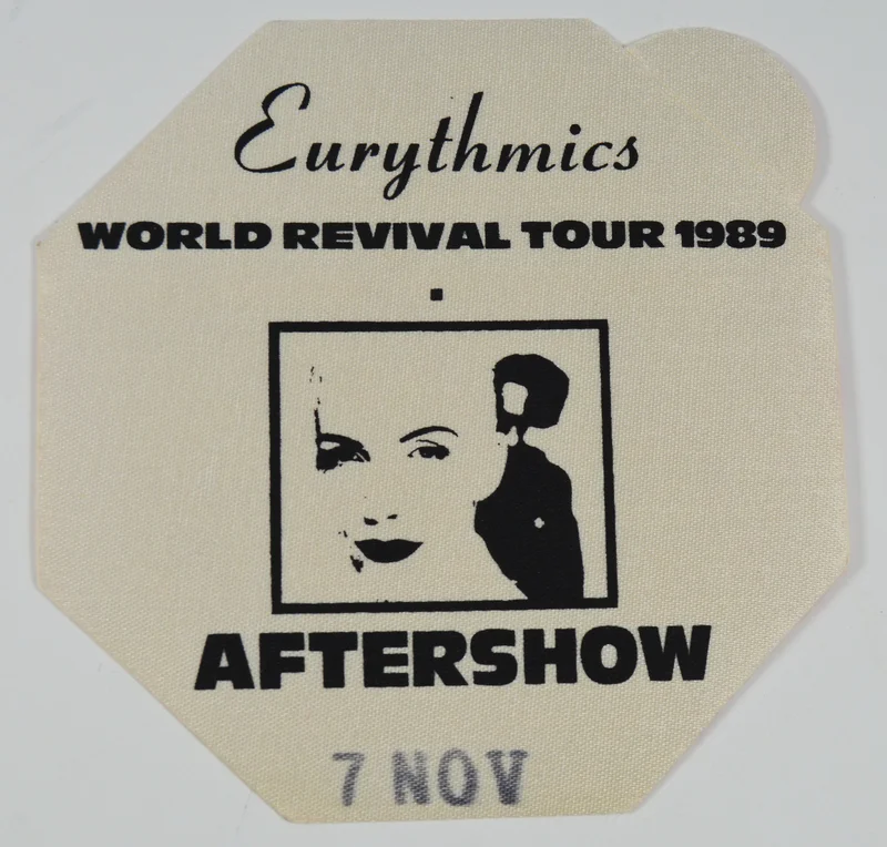 Eurythmics - 1989 Backstage Pass