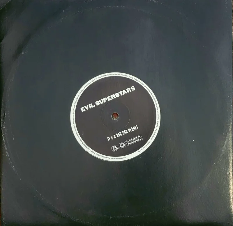 Evil Superstars - It's A Sad Sad Planet 10" Single (Promo)