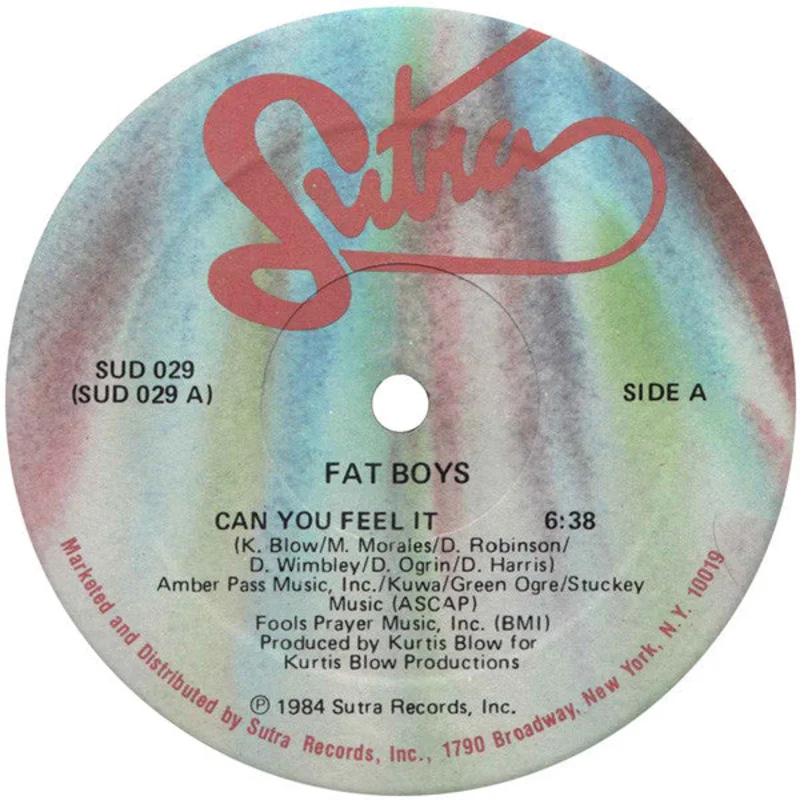 Fat Boys-Can You Feel It 12" Single