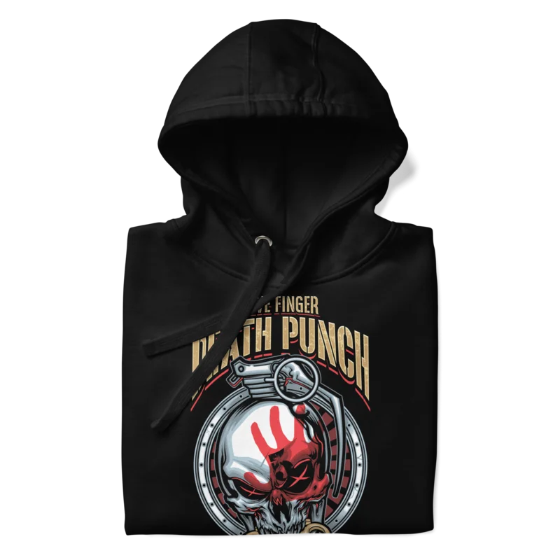 Five Finger Death Punch - Brass Knuckle Hoodie Black