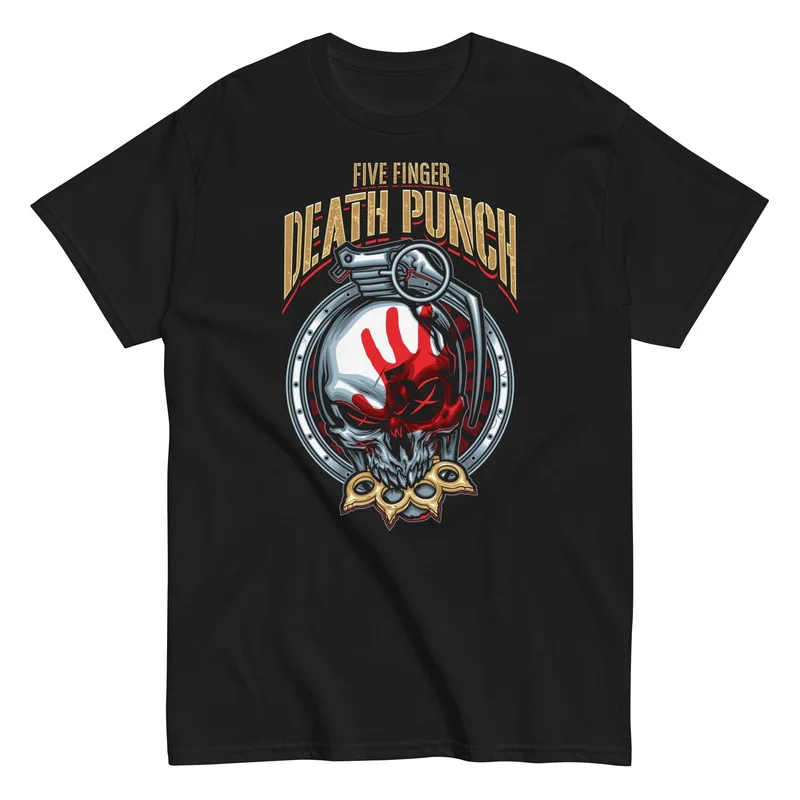 Five Finger Death Punch - Brass Knuckle T-Shirt Black