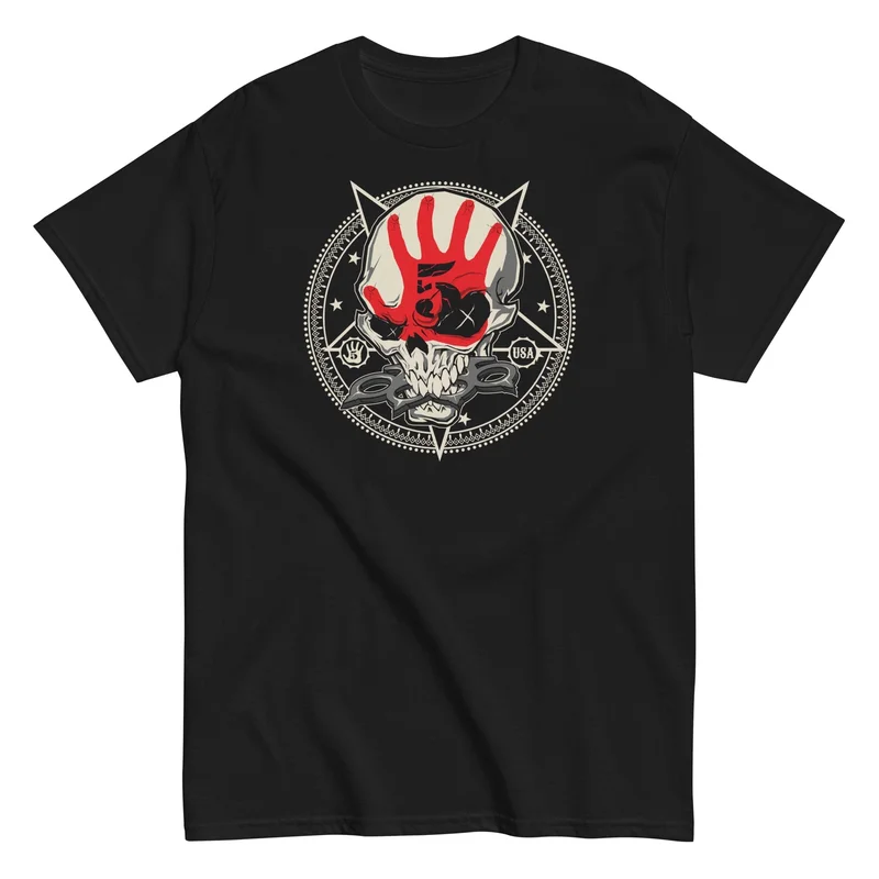 Five Finger Death Punch - Circle Logo T-Shirt Black