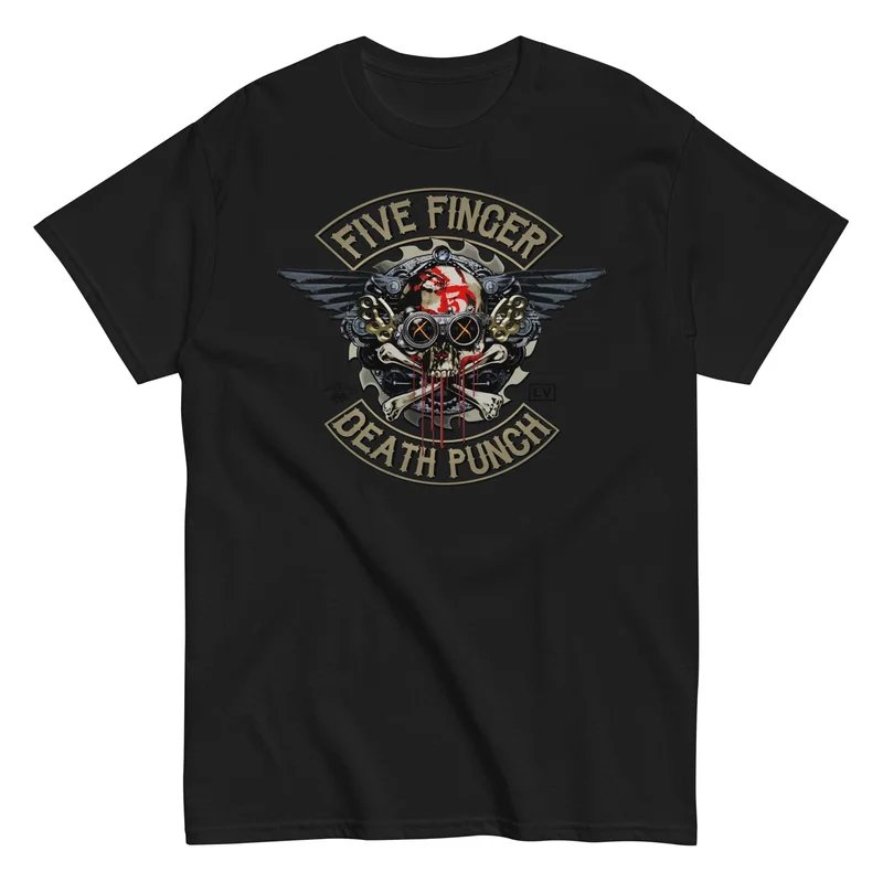 Five Finger Death Punch - Crossbones T-Shirt Black