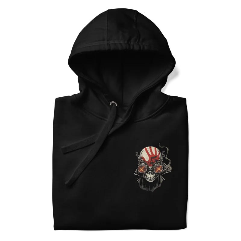 Five Finger Death Punch - Small Skull Hoodie Black