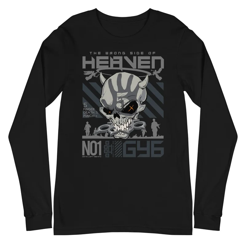 Five Finger Death Punch - Wrong Side of Heaven Long Sleeve T-Shirt Black
