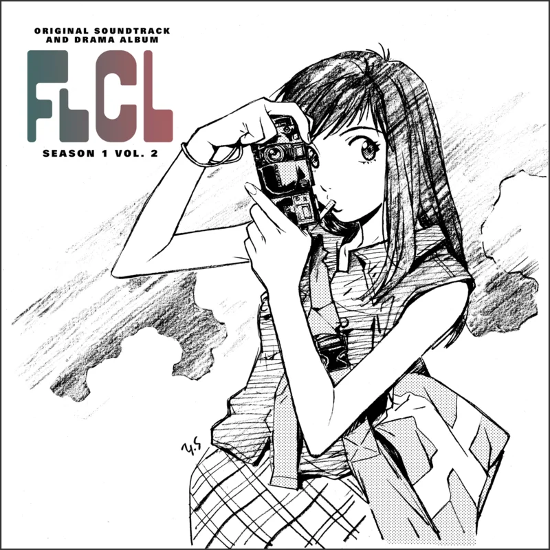 FLCL Season 1, Vol. 2 - Original Soundtrack and Drama Album 2xLP Teal and Purple Vinyl