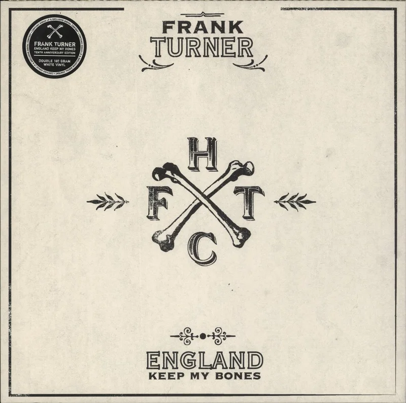 Frank Turner England Keep My Bones - Tenth Anniversary Edition - 180 Gram White Vinyl UK 2-LP vinyl set