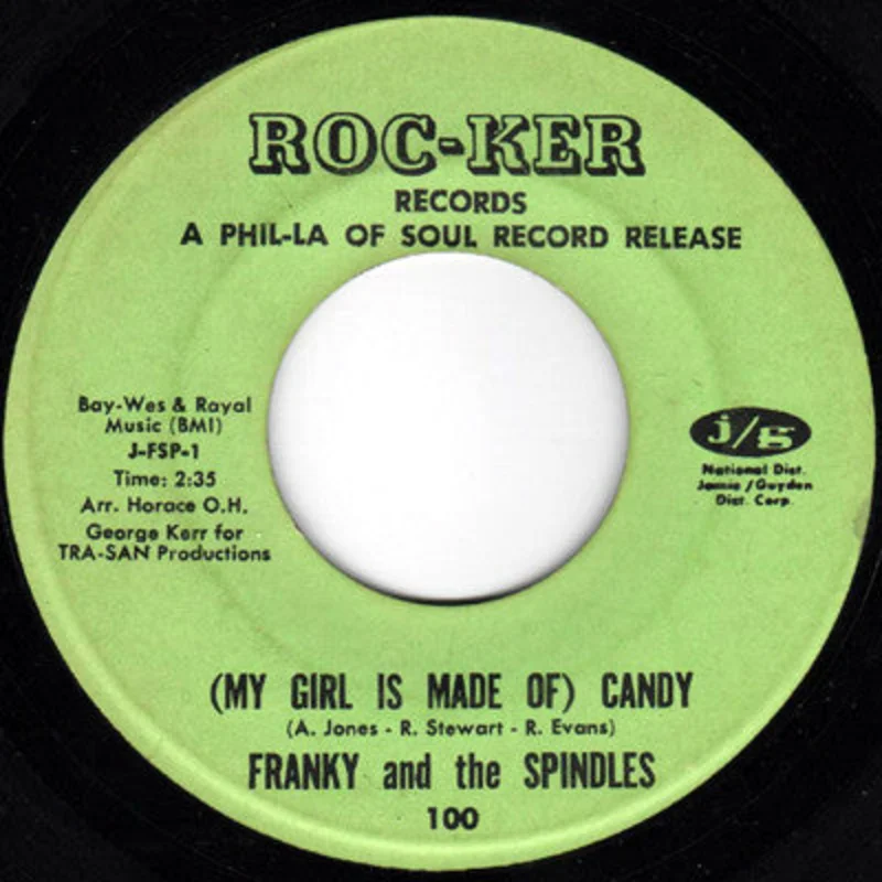 Frankie & The Spindles | (My Girl Is Made Of) Candy / My Letter To You