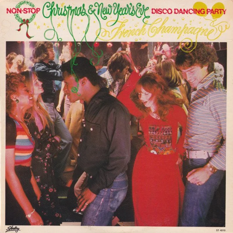 French Champagne-Non Stop Christmas & New Year's Eve Disco Dancing Party LP