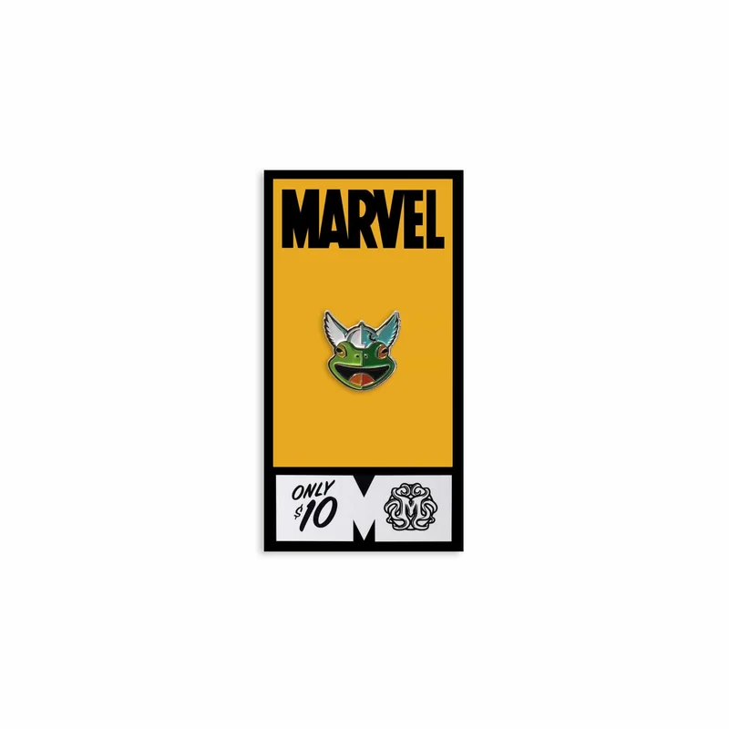 Frog Thor Enamel Pin
