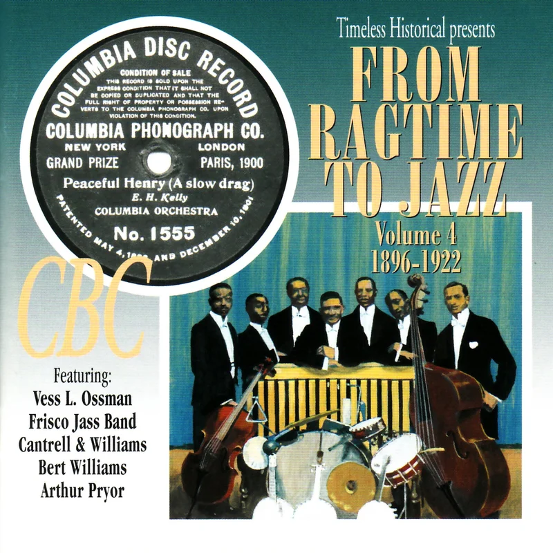 FROM RAGTIME TO JAZZ VOL. 4 1986- 1922