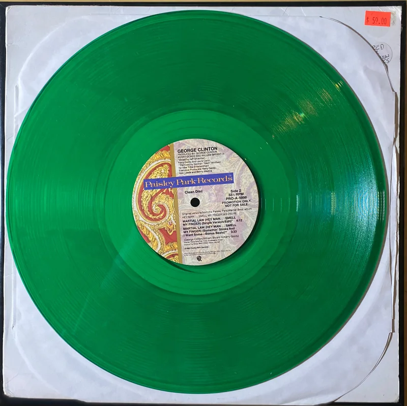 George Clinton - Martial Law (Hey Man... Smell My Finger) Red and Green Vinyl Promo set