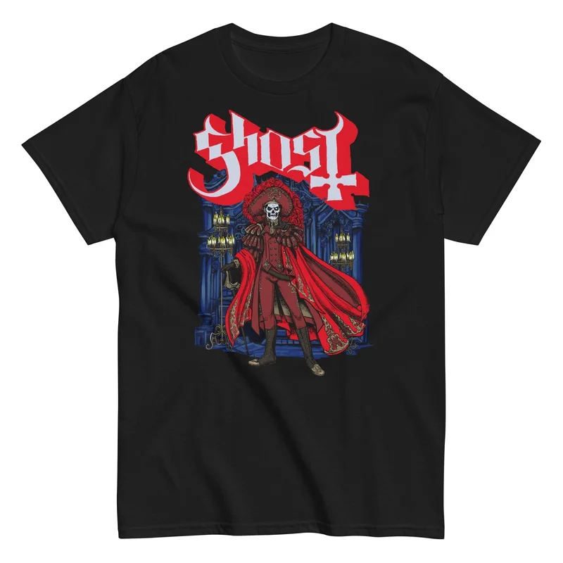 Ghost - Billowing Cape T-Shirt Black