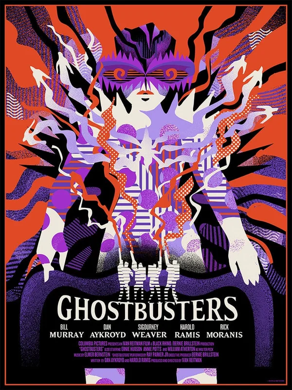 Ghostbusters Screenprinted Poster