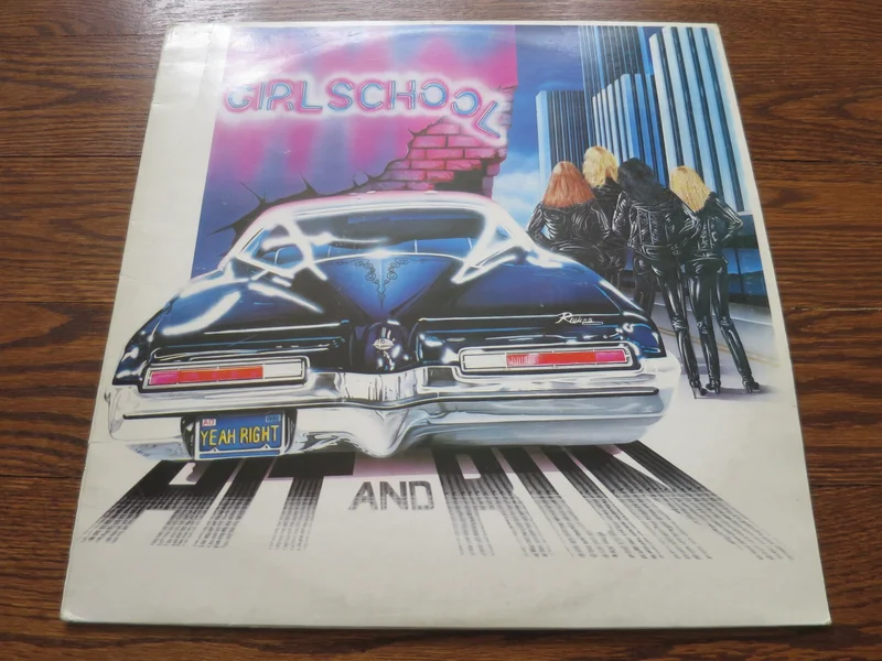 Girlschool - Hit and Run (red vinyl)