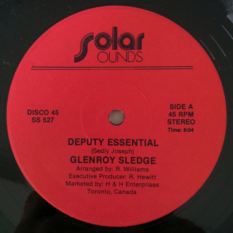 Glenroy Sledge-Deputy Essential / Niah Man LP