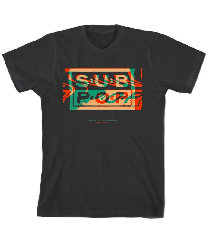 Glitch Logo Black T-Shirt