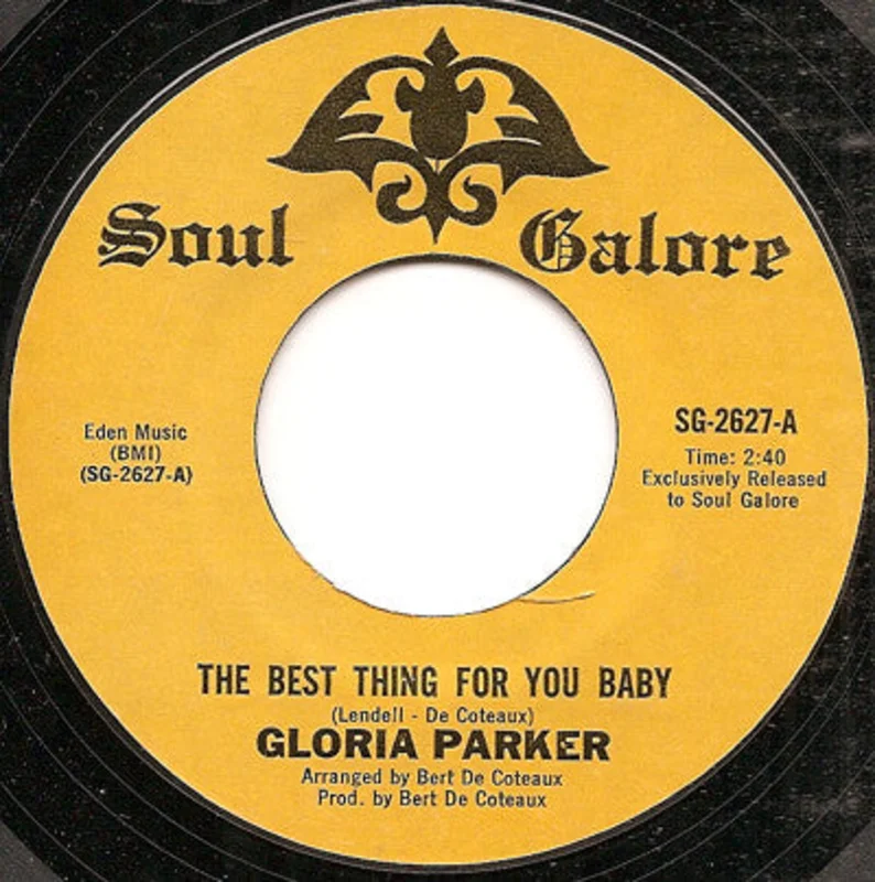 Gloria Parker | The Best Thing For You Baby / I'm Headed In Right Direction