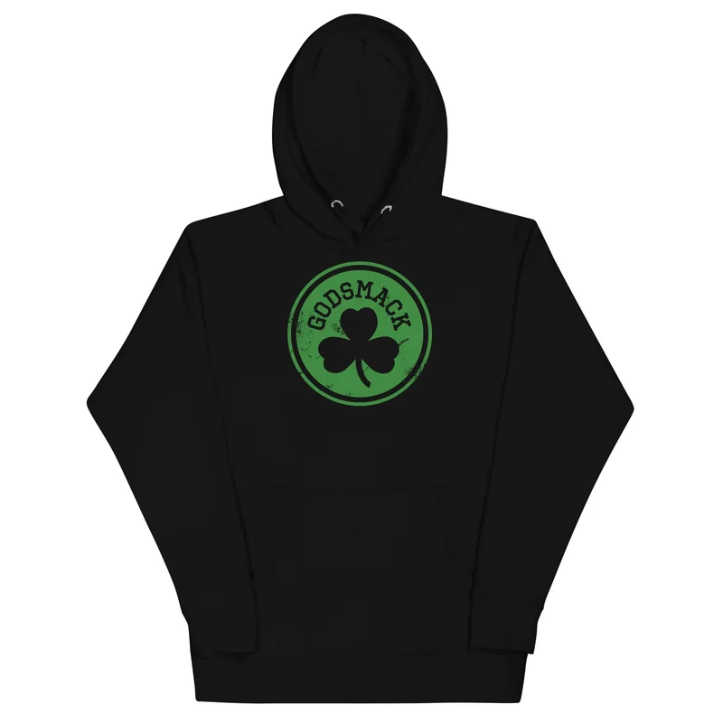 Godsmack - Green Shamrock Hoodie Black