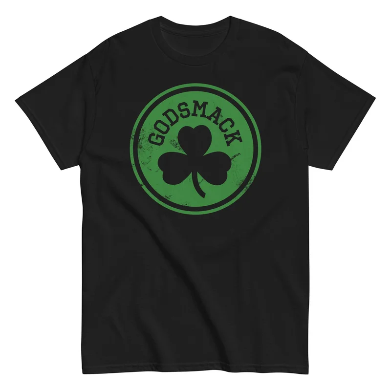 Godsmack - Green Shamrock T-Shirt Black