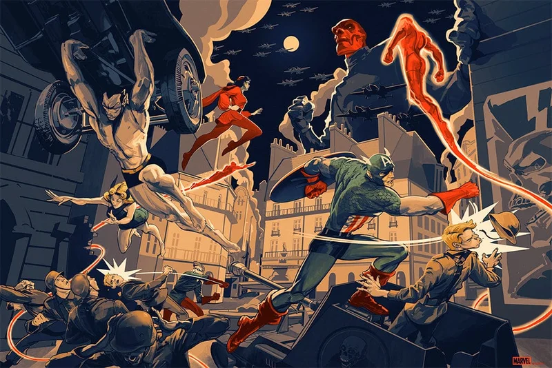 Golden Age of Marvel Comics Poster