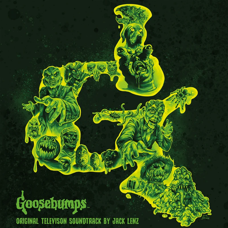Goosebumps -  Original Television Soundtrack LP Clear and Black Split with Neon Green Splatter