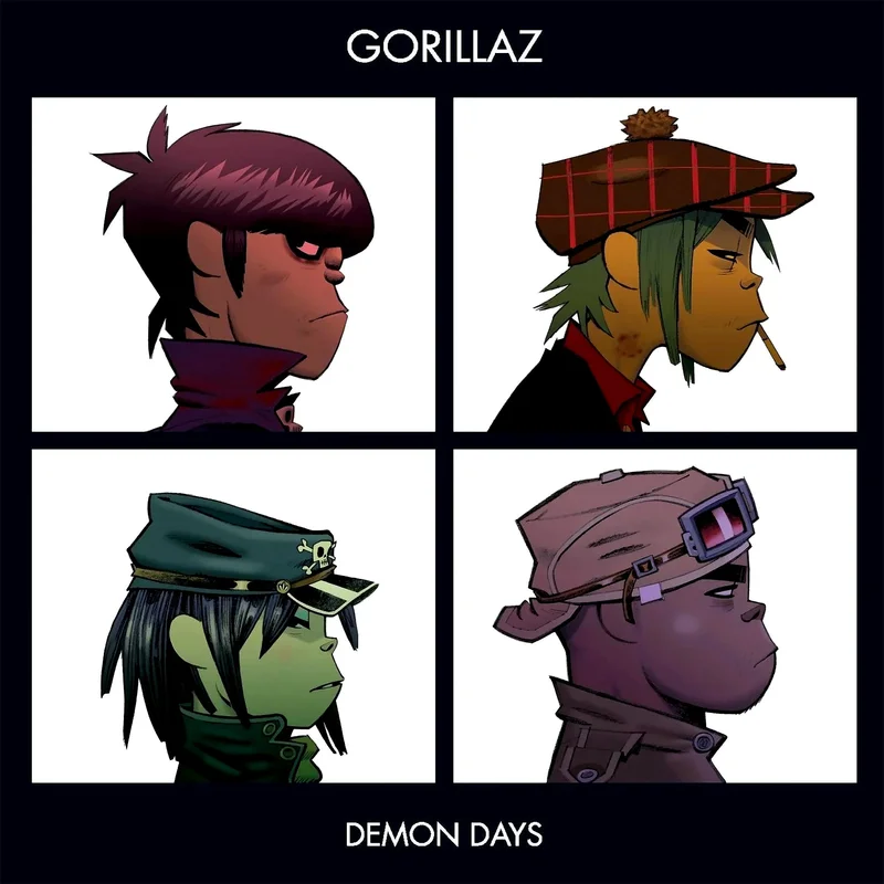 Gorillaz - Demon Days [2 LP, Black Vinyl, Gatefold Jacket]