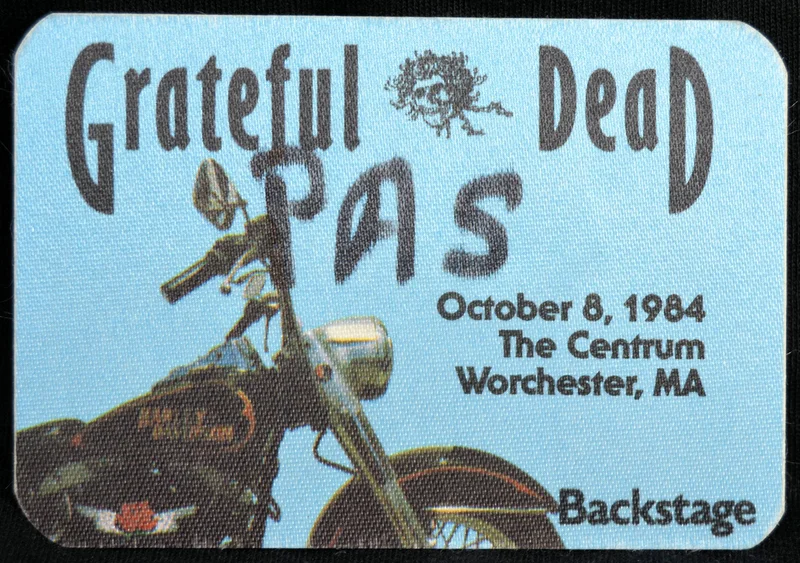Grateful Dead - 1984 Backstage Pass