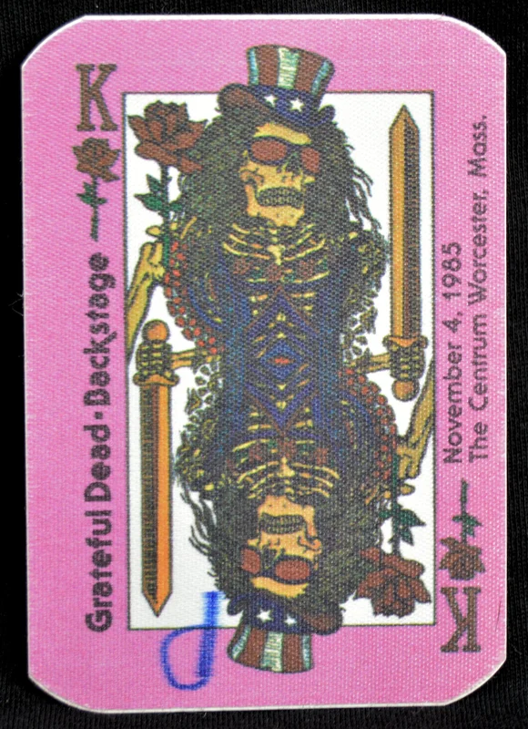 Grateful Dead - Nov 4, 1985 Backstage Pass