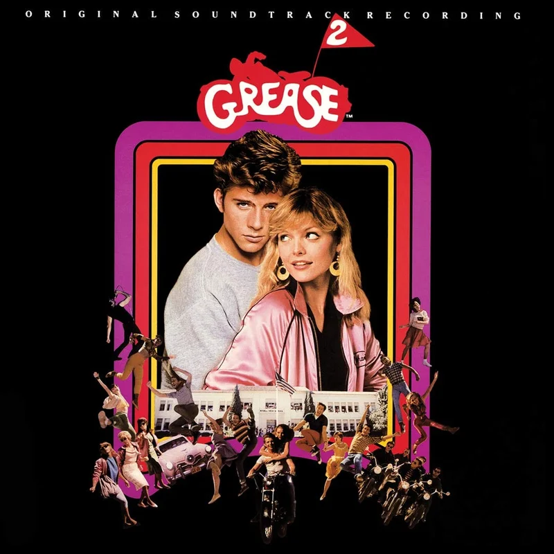Grease 2 - Original Soundtrack Recording LP Mondo Exclusive Mondo Exclusive Pink/Black Swirl Vinyl