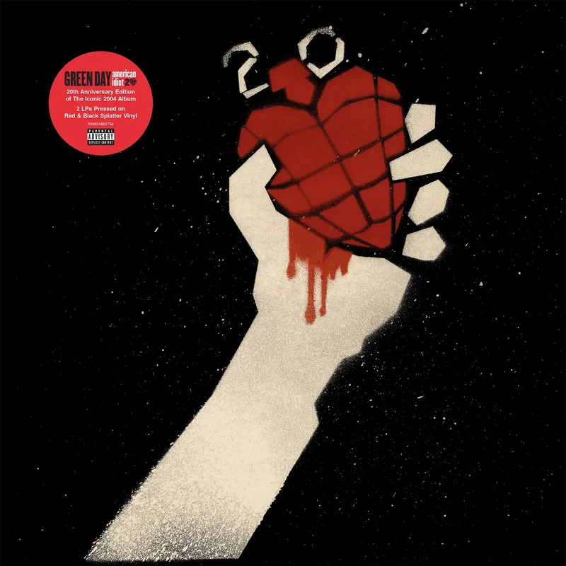 Green Day - American Idiot [2 LP Red w/ Black Splatter]