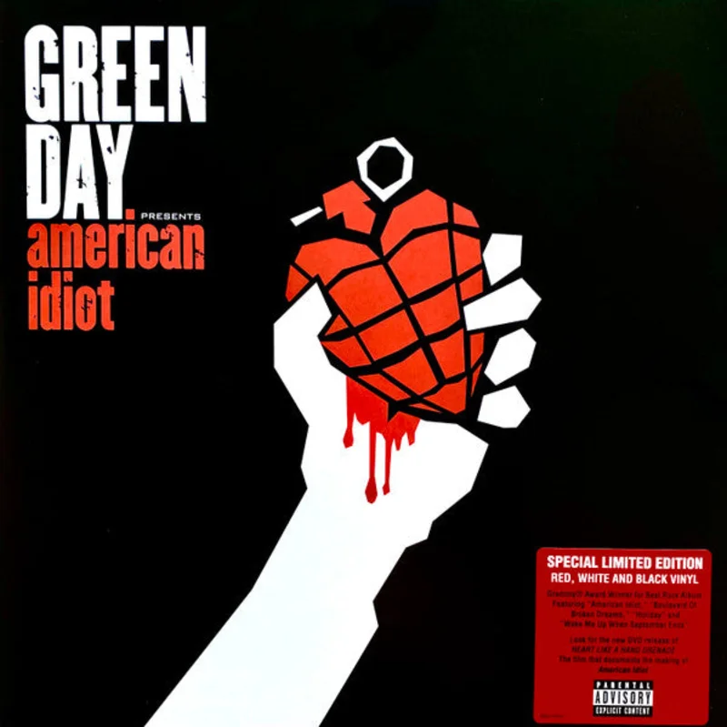 Green Day - American Idiot Lp (Ltd Red White & Black)