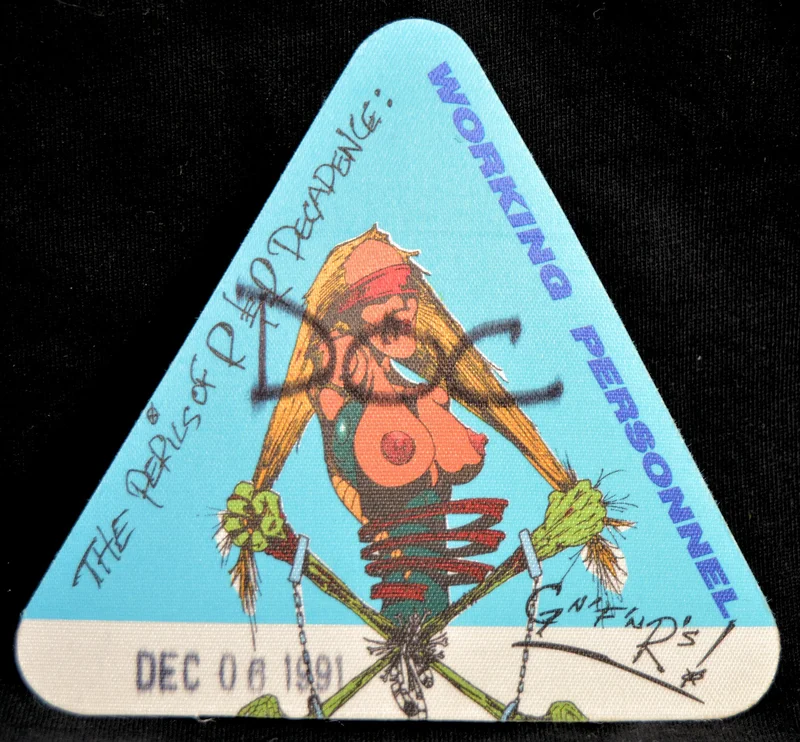 Guns N Roses - Perils Backstage Pass