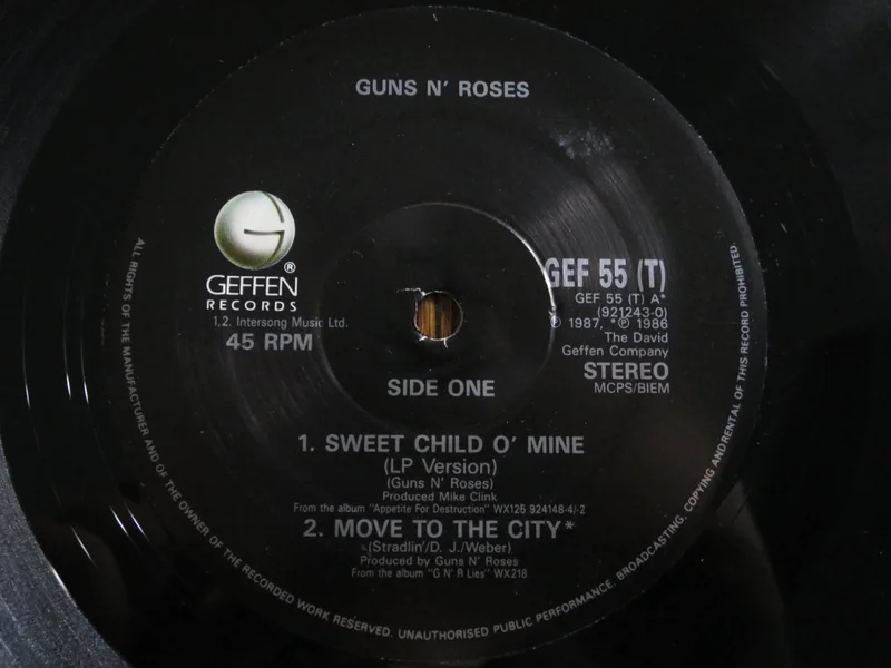 Guns N' Roses - Sweet Chil O' Mine 12"