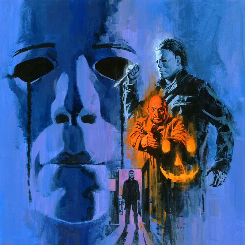 Halloween 2 Original Motion Picture Soundtrack LP Orange & Black Smoke Vinyl