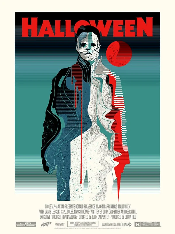 Halloween Screenprinted Poster