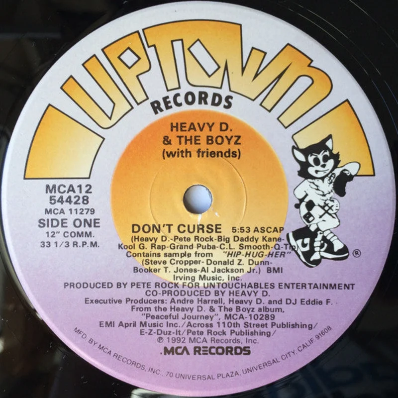 Heavy D. & The Boyz-Don't Curse / You Can't See What I Can See 12" Single
