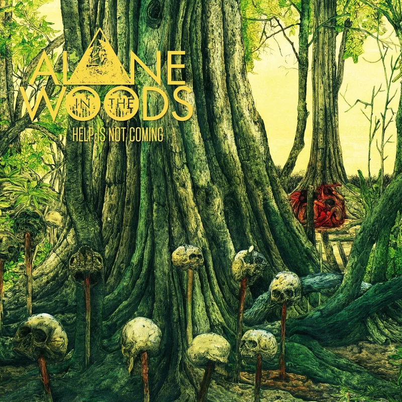 Help is Not Coming by Alone in the Woods LP Transparent Yellow Vinyl